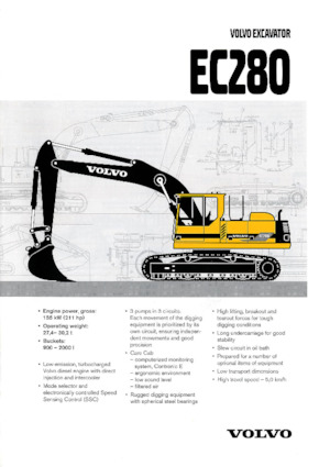 Гусеничні екскаватори Volvo EC280