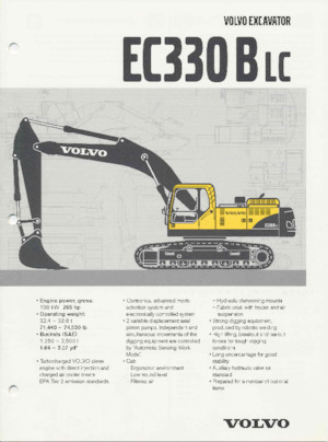 Гусеничні екскаватори Volvo EC330B LC