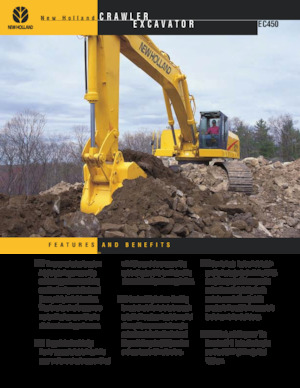 Гусеничні екскаватори New Holland EC450