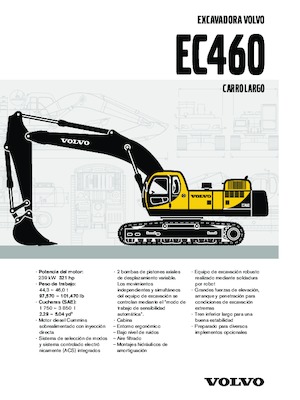 Гусеничні екскаватори Volvo EC460LC