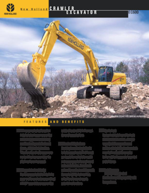 Гусеничні екскаватори New Holland EC600