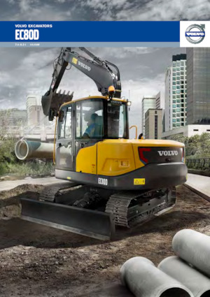 Гусеничні екскаватори Volvo EC80D