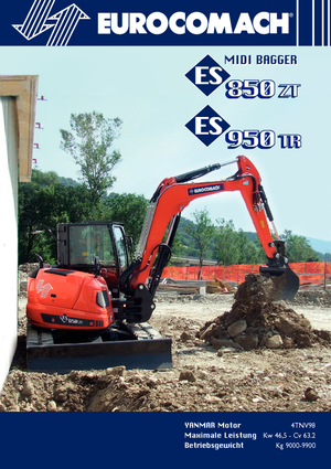 Гусеничні екскаватори Eurocomach ES 850 ZT