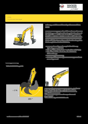 Гусеничні екскаватори Wacker Neuson ET65