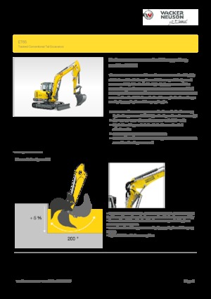 Гусеничні екскаватори Wacker Neuson ET65