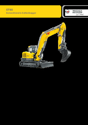 Гусеничні екскаватори Wacker Neuson ET90