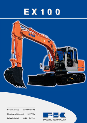 Гусеничні екскаватори Fiat Kobelco EX 100.5