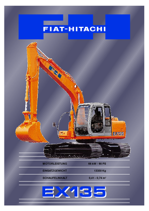 Гусеничні екскаватори Fiat-Hitachi EX 135