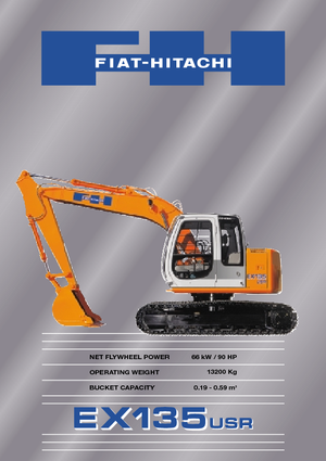 Гусеничні екскаватори Fiat-Hitachi EX 135 USR
