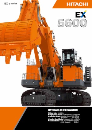 Гусеничні екскаватори Hitachi EX 5600-6