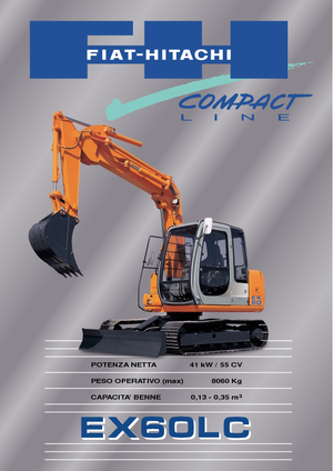 Гусеничні екскаватори Fiat-Hitachi EX 60 LC 5