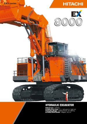 Гусеничні екскаватори Hitachi EX 8000-5