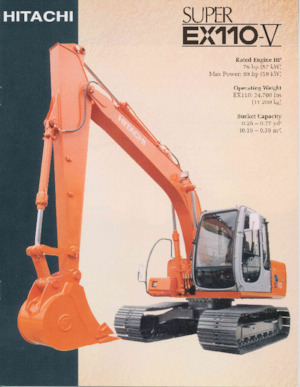 Гусеничні екскаватори Hitachi EX110
