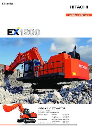 Гусеничні екскаватори Hitachi EX1200-6