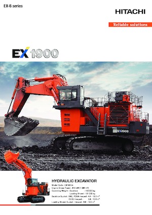 Гусеничні екскаватори Hitachi EX1900-6
