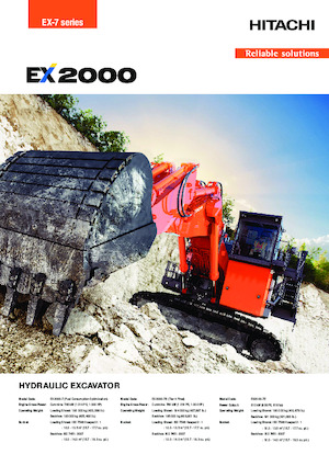 Гусеничні екскаватори Hitachi EX2000-7