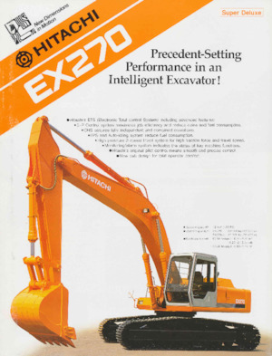 Гусеничні екскаватори Hitachi EX270