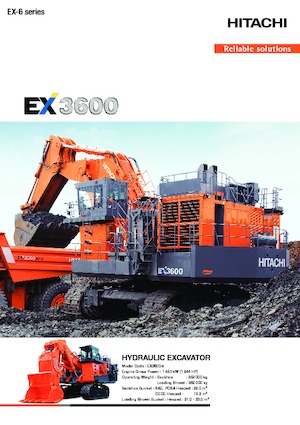 Гусеничні екскаватори Hitachi EX3600-6