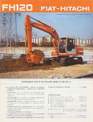 Гусеничні екскаватори Fiat-Hitachi FH 120
