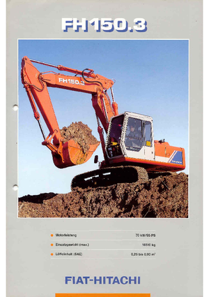 Гусеничні екскаватори Fiat-Hitachi FH 150.3 LCM