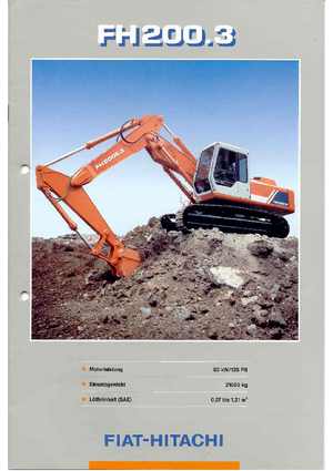 Гусеничні екскаватори Fiat-Hitachi FH 200.3 LCT