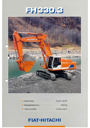 Гусеничні екскаватори Fiat-Hitachi FH 330.3 BEH