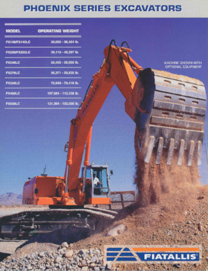 Гусеничні екскаватори Fiatallis FX240LC