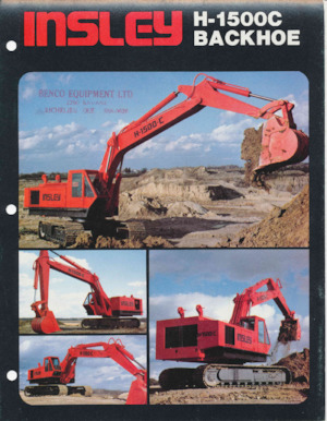 Гусеничні екскаватори Insley H-1500C