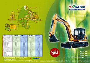 Гусеничні екскаватори Hanix H 75 CV