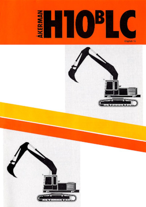 Гусеничні екскаватори Akerman-Volvo H10BLC