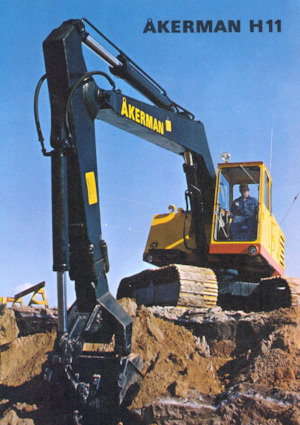 Гусеничні екскаватори Akerman-Volvo H11