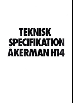 Гусеничні екскаватори Akerman-Volvo H14