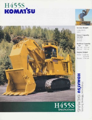Гусеничні екскаватори Komatsu H455S