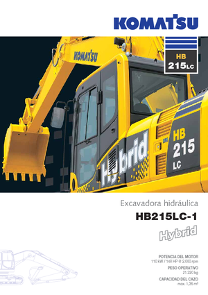 Гусеничні екскаватори Komatsu HB215LC-1