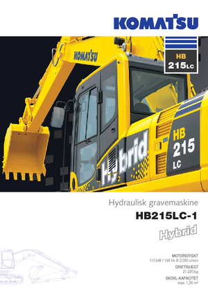Гусеничні екскаватори Komatsu HB215LC-1