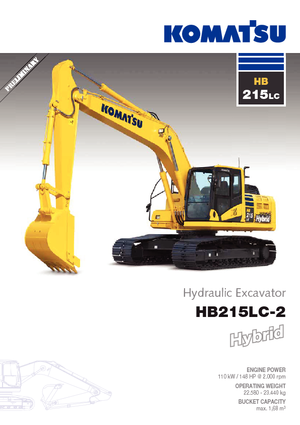 Гусеничні екскаватори Komatsu HB215LC-2