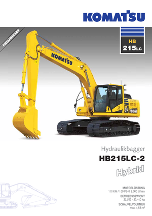 Гусеничні екскаватори Komatsu HB215LC-2