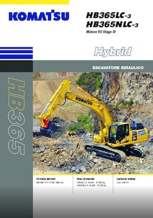 Гусеничні екскаватори Komatsu HB365NLC-3E0