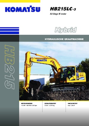 Гусеничні екскаватори Komatsu HB215LC-3