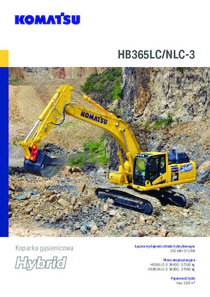 Гусеничні екскаватори Komatsu HB365LC-3E0