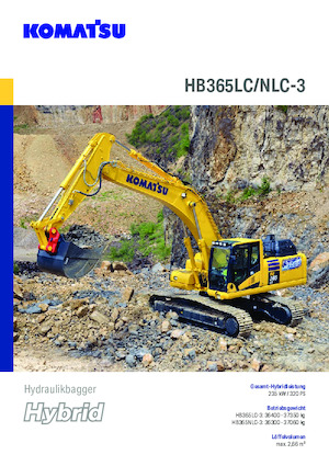 Гусеничні екскаватори Komatsu HB365NLC-3E0