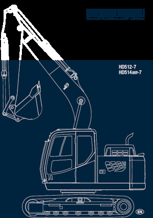 Гусеничні екскаватори Kato Imer HD514MR-7