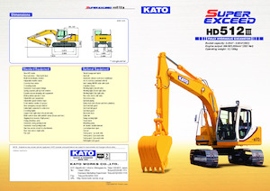 Гусеничні екскаватори Kato HD512III