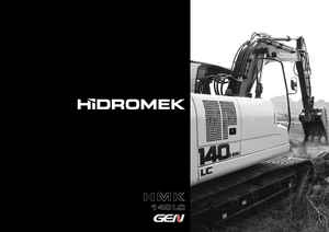 Гусеничні екскаватори Hidromek HMK 140 LC