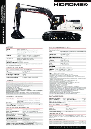 Гусеничні екскаватори Hidromek HMK 220 LC