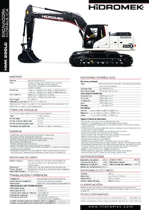 Гусеничні екскаватори Hidromek HMK 220 LC