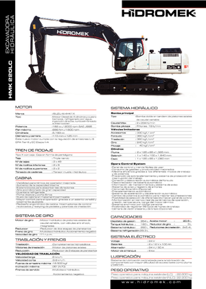 Гусеничні екскаватори Hidromek HMK 220 LC