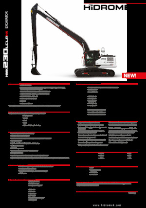 Гусеничні екскаватори Hidromek HMK 230 LC LR 