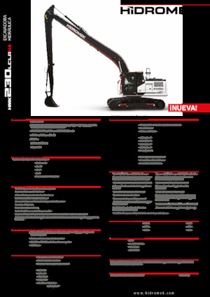 Гусеничні екскаватори Hidromek HMK 230 LC LR 