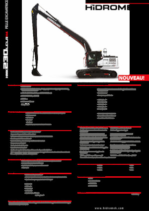 Гусеничні екскаватори Hidromek HMK 230 LC LR 